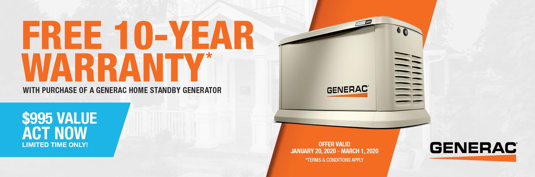 Homestandby Generator Deal | Warranty Offer | Generac Dealer | Hackettstown, NJ